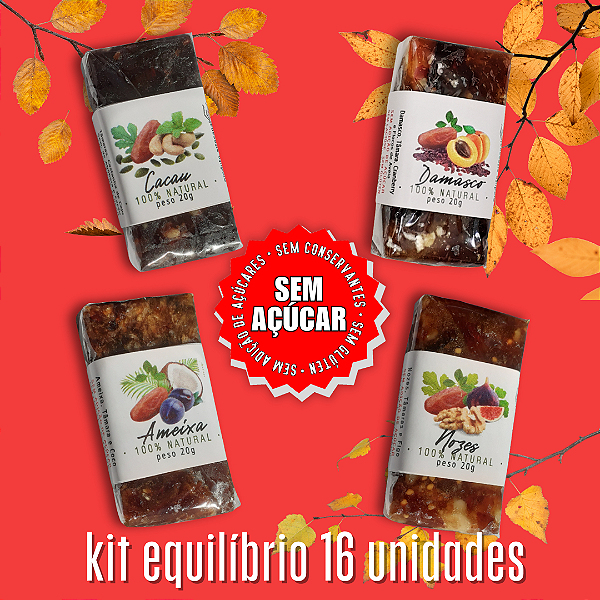 Kit Equilíbrio – 16 unidades (escolha os sabores)