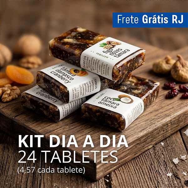 KIT 1 DIA A DIA • Doces naturais para o seu dia a dia