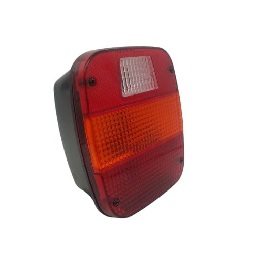 Lanterna Traseira LED Ford Volks 12V Âmbar Lado Direito Sem Vigia Metalizado Lantersul