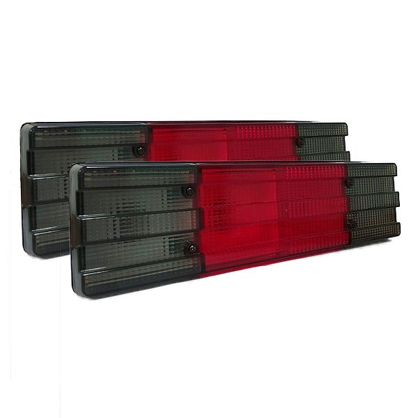 Par Lanterna Traseira Mercedes 1620 LED Fumê MT 24V Lantersul