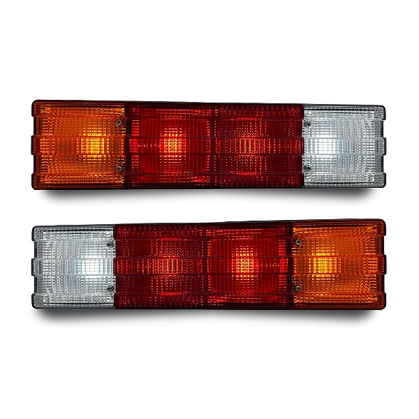 Par Lanterna Traseira Mercedes 1620 LED Âmbar MT 24V Lantersul