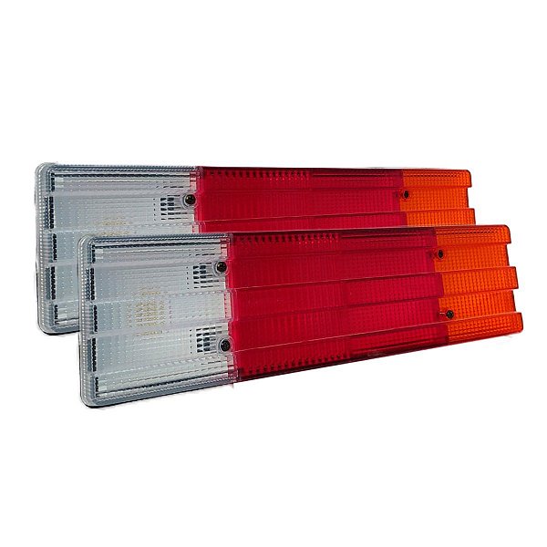 Par Lanterna Traseira Mercedes 1620 LED Âmbar MT 24V Lantersul
