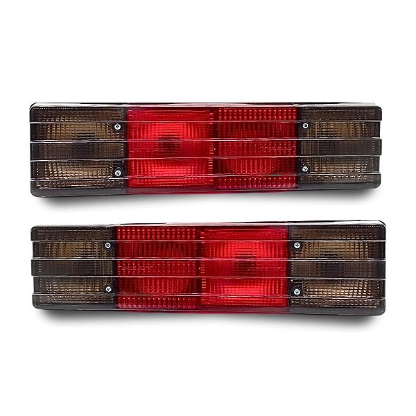 Par Lanterna Traseira Mercedes 1620 1935 1938 Fumê Metalizado Lantersul