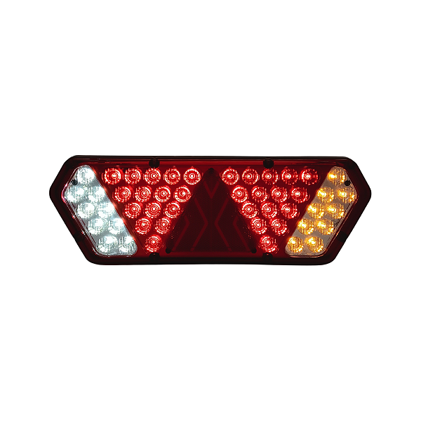 Lanterna Traseira Guerra Motion Silver Rubi LED 12/24v LD Lantersul
