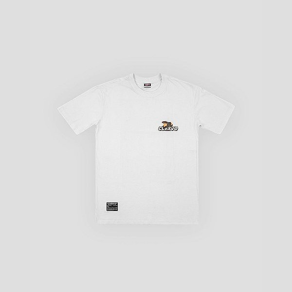 Camiseta Curta Sunflower - Branco