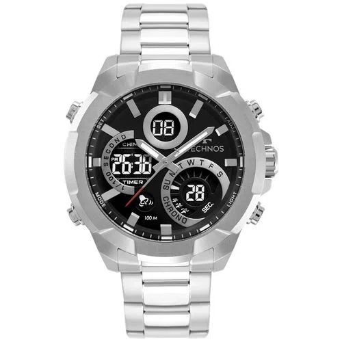 Relógio Technos Masculino Digiana Prata - W23721aac/1p