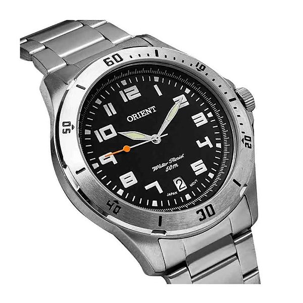 Relógio Masculino Orient Prata Mbss1155a P2sx