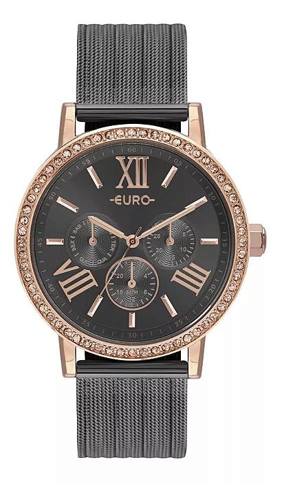 Relógio Euro Feminino Multiglow Party Bicolor EU6P29AHK/5F