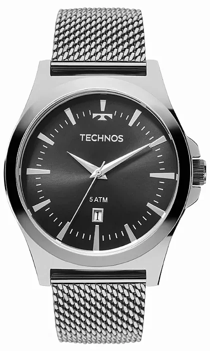 Relógio Technos Masculino Classic Steel 2115LALS/0P