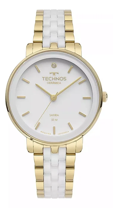 Relogio Technos Feminino Ceramic 2035MZL/1B