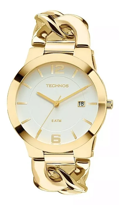 Relógio Technos Feminino Elegance Dourado 2115UL/4B