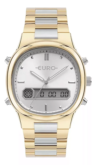Relógio Euro Feminino Fashion Fit Sporty Bicolor
