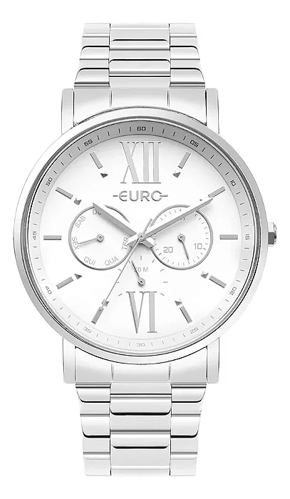 Relógio Euro Feminino Multiglow Prata EU6P29AIU/4K