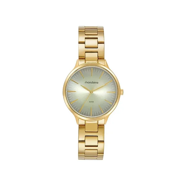 Relógio Mondaine Feminino Dourado 99751LPMVDE1