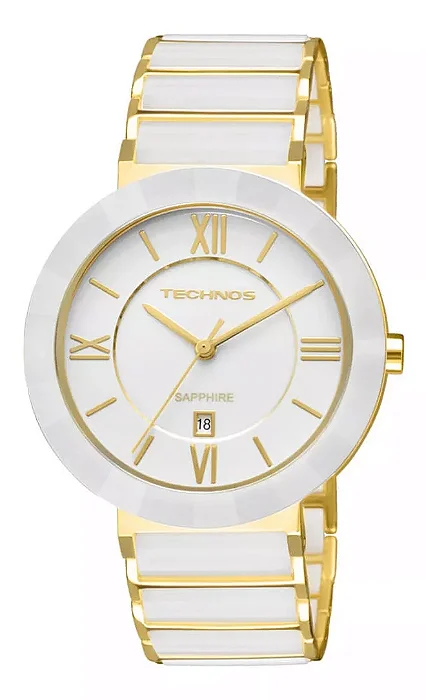 Relógio Technos Feminino Ceramic Dourado 2015BV/4B