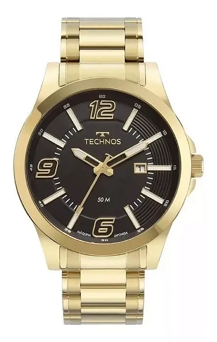 Relógio Masculino Technos Performance Racer Dourado
