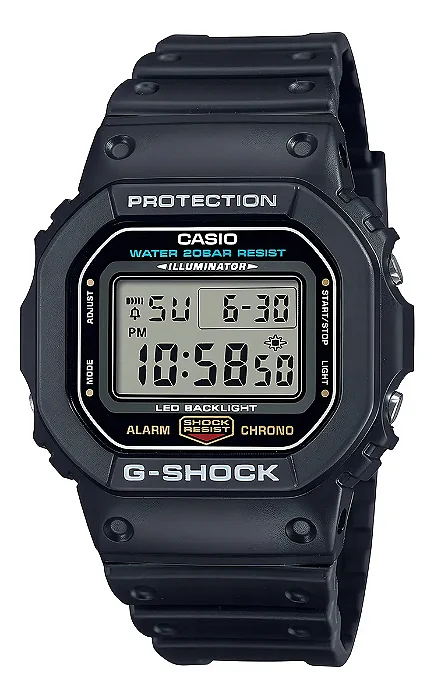 Relógio Casio G-shock Tough Solar Masculino G-5600UE-1DR