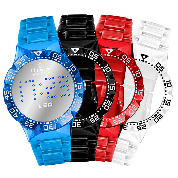 Relógio Champion Troca Pulseira Digital CP40377A