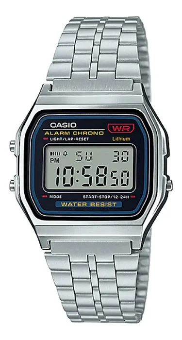 Relógio Casio Vintage Prata