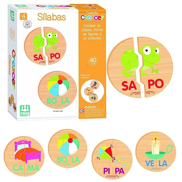 Jogo Educativo Sílabas