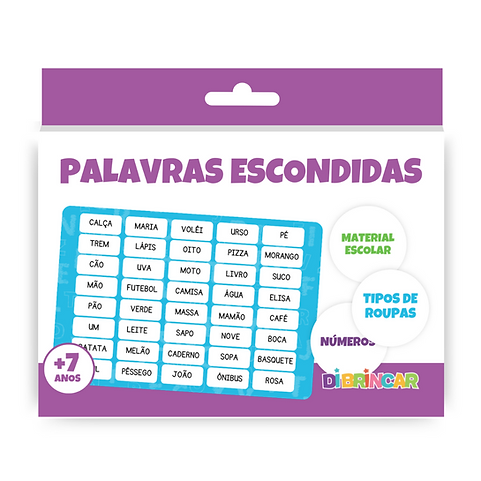 Jogo Educativo Palavras Escondidas