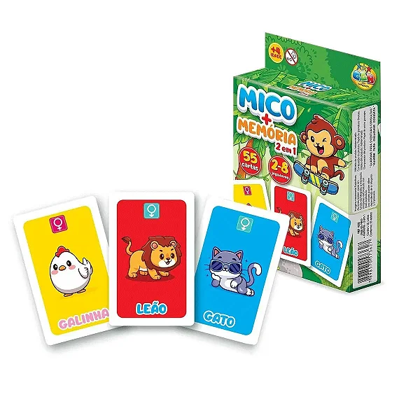 Jogo Mico + Memória 2 em 1