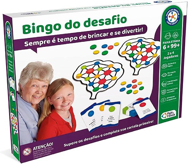 Bingo dos Desafios – Pais e Filhos