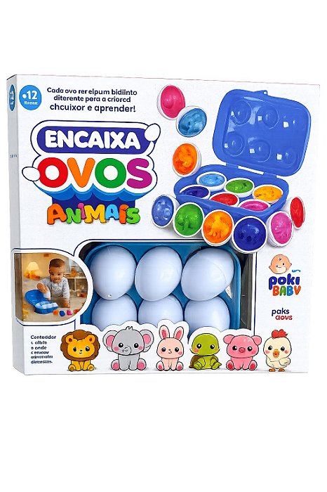 Encaixa Ovos Animais
