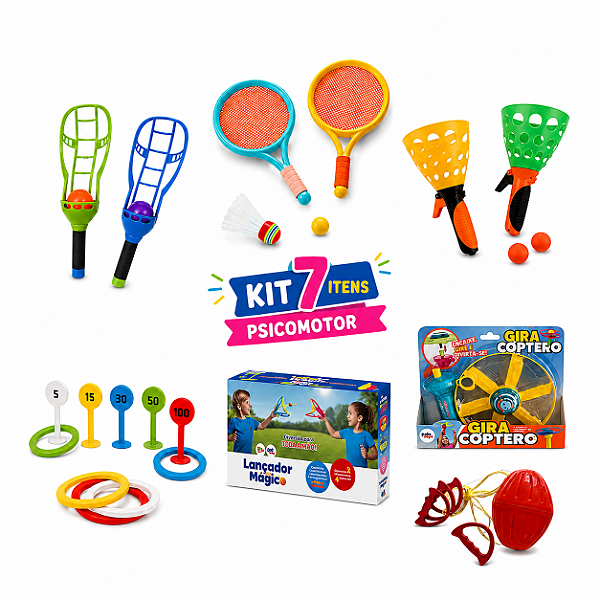 Kit psicomotor - 7 itens