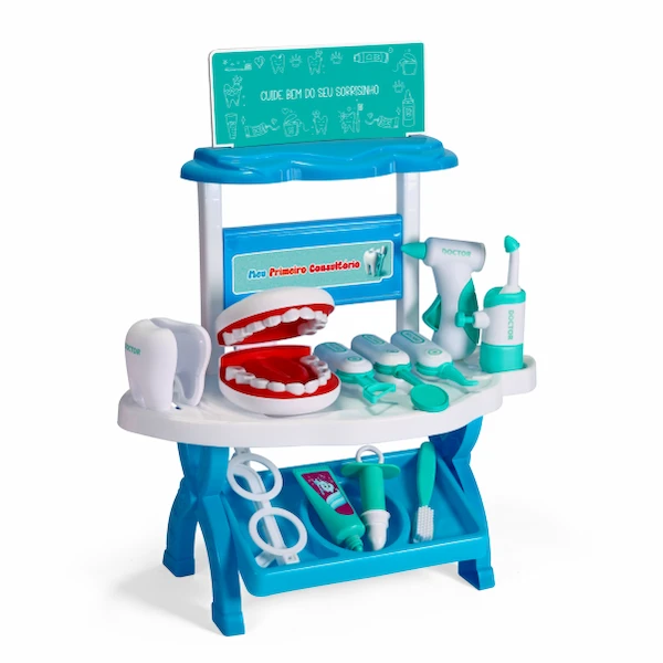 Meu Primeiro Consultório – Kit Dentista - cores sortidas