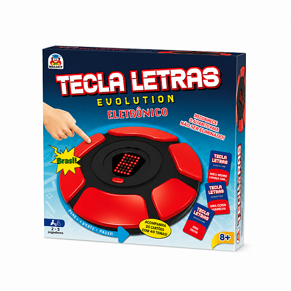 Tecla Letras Evolution Eletrônico