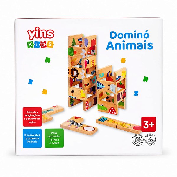 Dominó Animais Yins Kids
