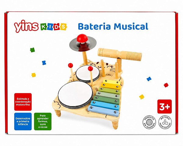 Bateria Musical – Yins Kids