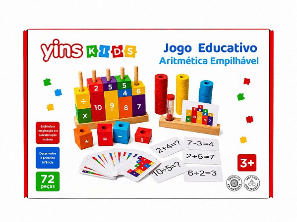Jogo Educativo – Aritmética Empilhável | Yins Kids