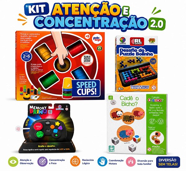 Kit Atenção e Concentração 2.0