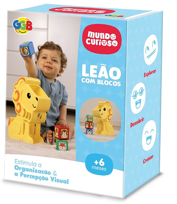 Leão com Blocos