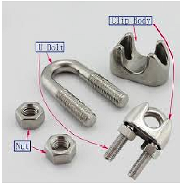 Abraçadeira Clips Galvanizado 5/16 (D)