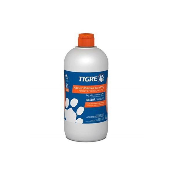 Adesivo Plástico para Pvc Incolor Frasco 850g - Tigre