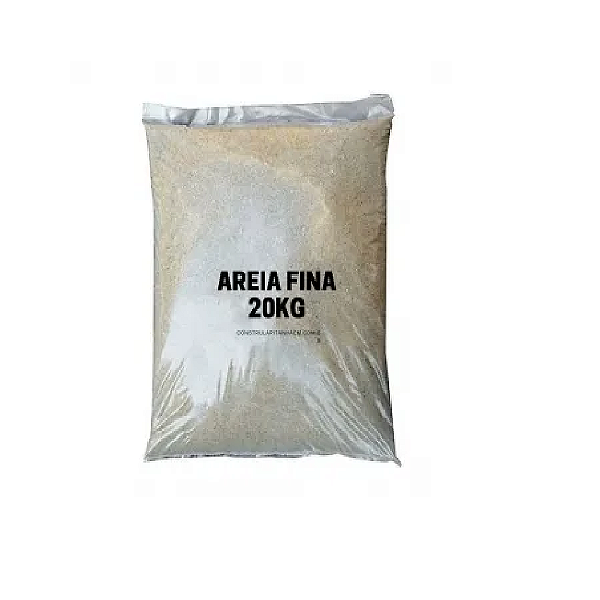 Areia Fina Ensacada 20Kg