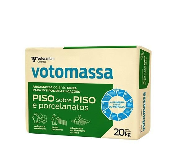 Argamassa Piso Sobre Piso Cinza 20Kg Votoran