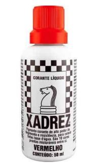 Corante Xadrez Vermelho 50ml
