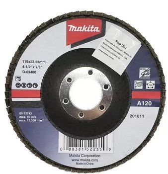Disco Flap 115x22x23mm 120 D-63460 Makita