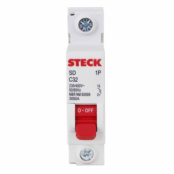Disjuntor Unipolar Din 32A Steck