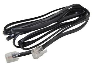 Extensão Para Telefone Preto 05mts Interneed