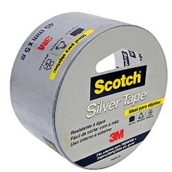 Fita Silver Tape 45mm x 05mt Cinza 3M
