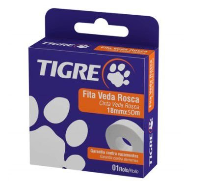 Fita Veda Rosca 18mmx50mts - Tigre