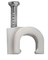 Fixa Cabo Coaxial 5mm Cartela Riberfix