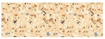 Kapacho Tropical Terrazzo Color 43cm Kapazi