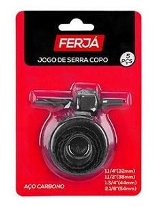 Kit Serra Copo 5 Peças 11/4-21/8 Ferja