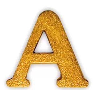 Letra Colonial "A" Pavilonis